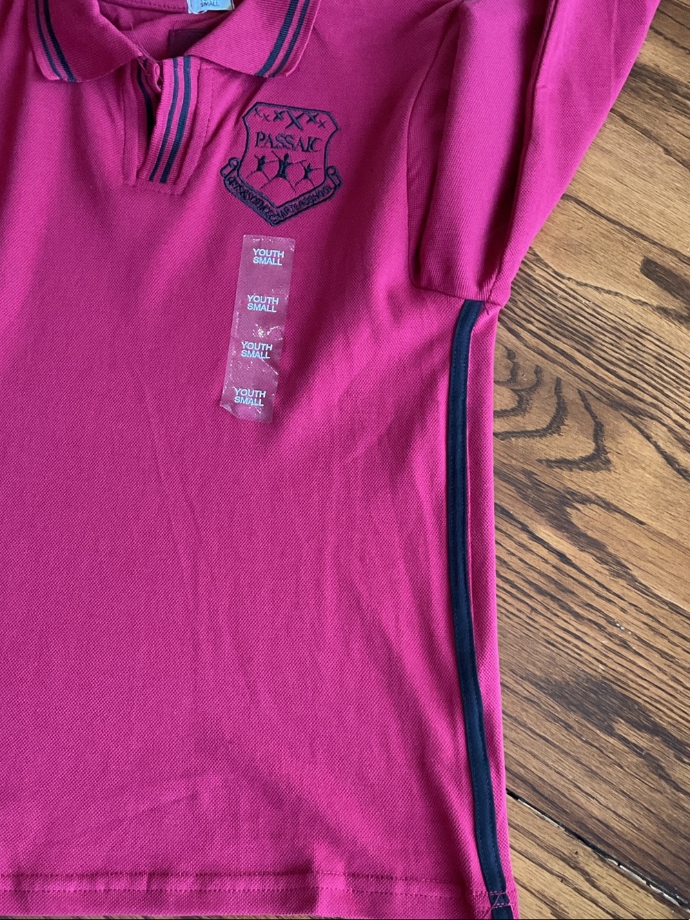The Children's Place Red Long Sleeve Pique Polo - Picture 6 of 8